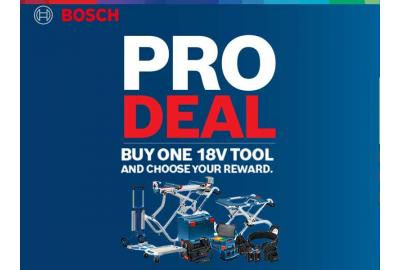 Bosch – Choose Your 18v Bosch Kit, Get Yourself A Free Reward