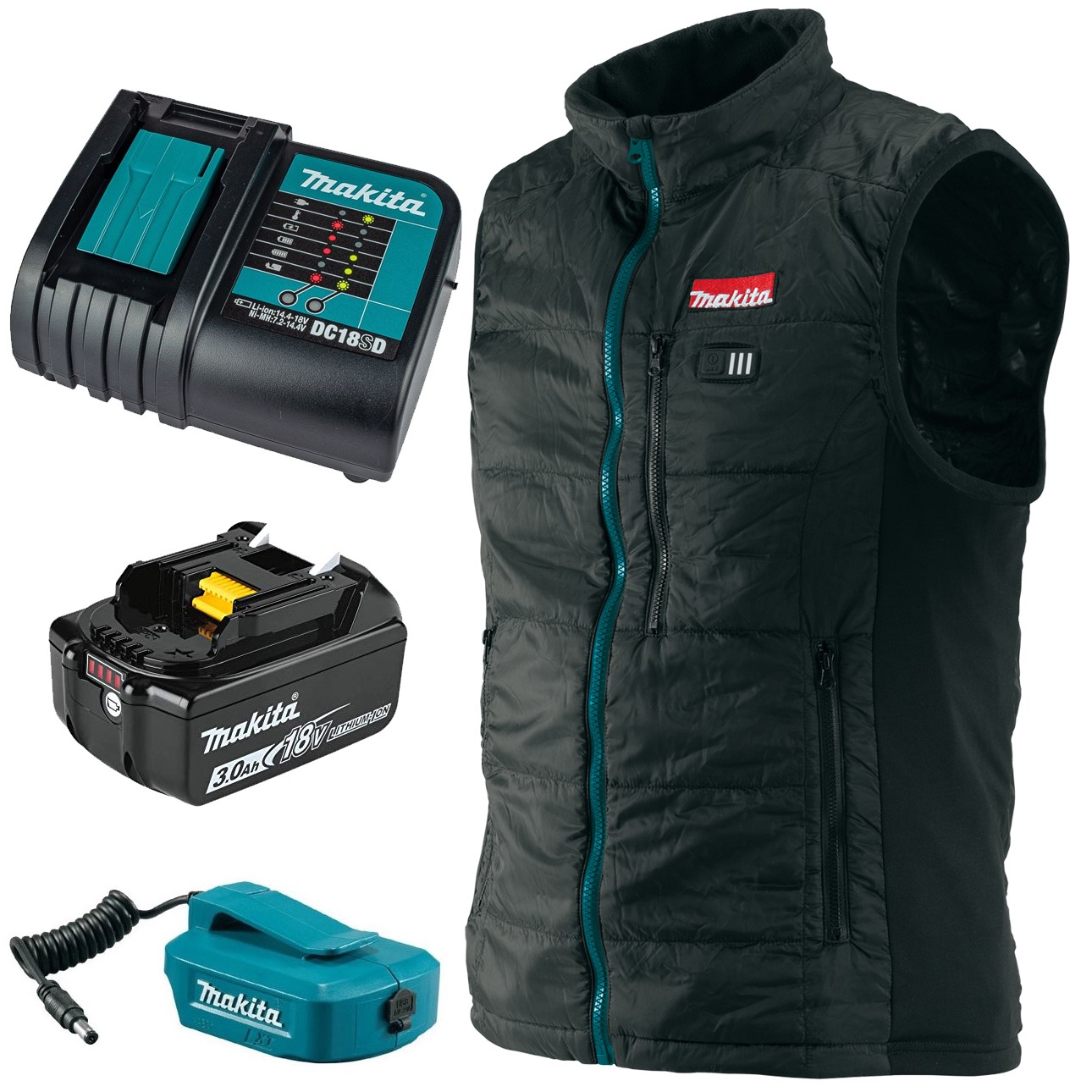 Jackets Personal Protective Equipment Black, L Large Only Makita