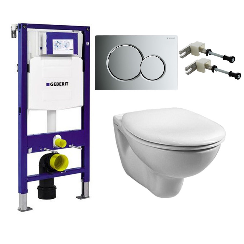 Geberit GEBERIT DUOFIX UP320 1.12m SIGMA CISTERN WALL HUNG CONCEALED WC TOILET FRAME SET 