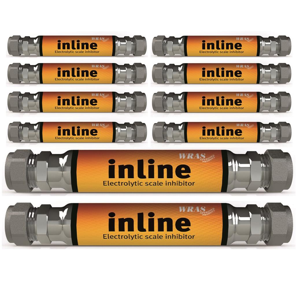 10 x TRAPPEX INLINE SCALE REDUCER INHIBITOR 15MM COMPRESSION ELECTROLYTIC 'WRAS'