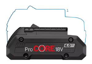 Bosch 4.0ah 18v PROCORE Battery