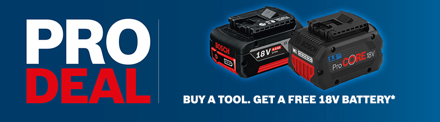Bosch Pro Deals - Free Battery